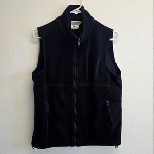Columbia Vintage Fleece Vest Women’s Small – Black, Outdoor, Y2K Hiking